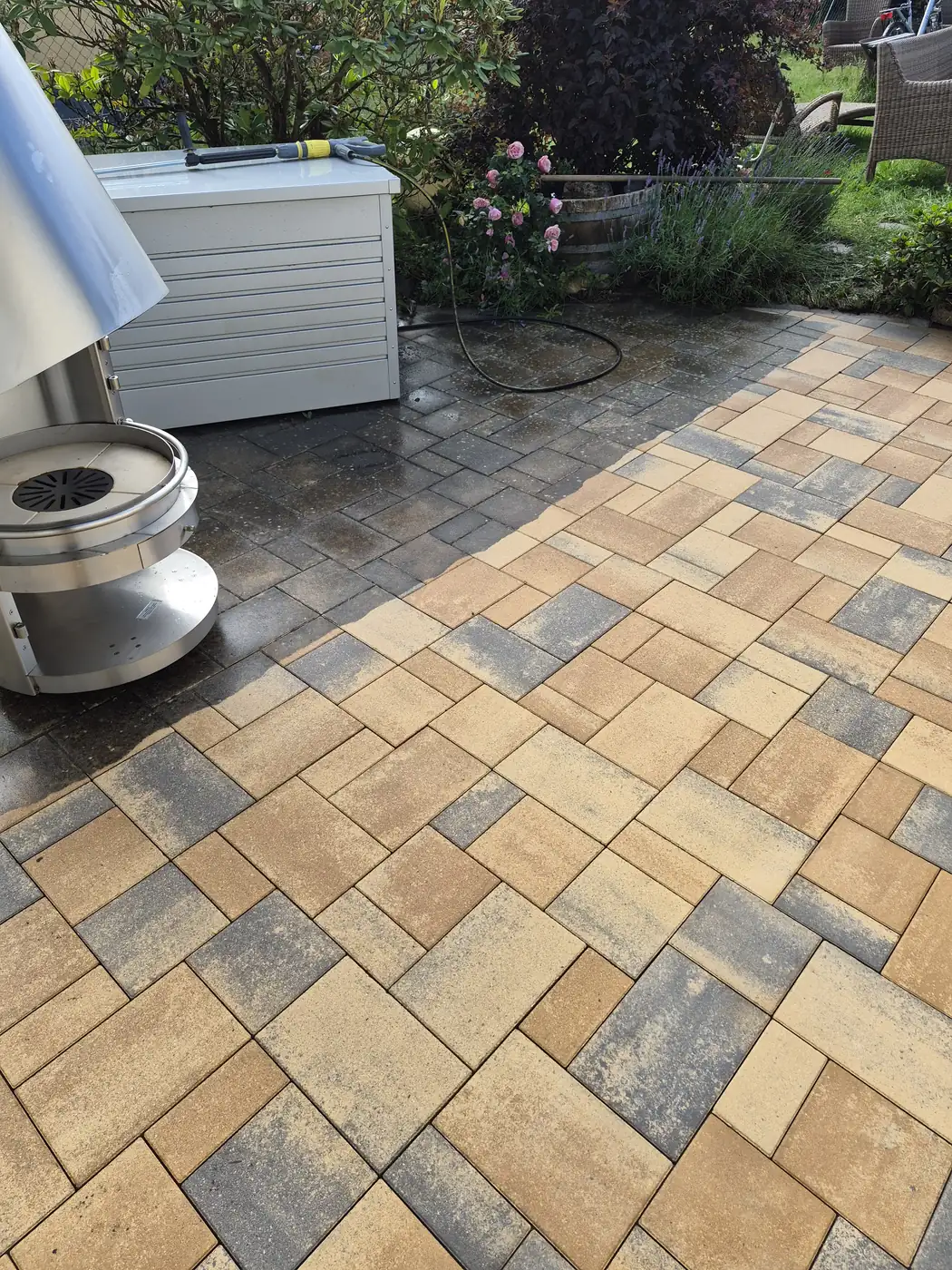 Terrassenreinigung in Winterberg-Elkeringhausen – nachher